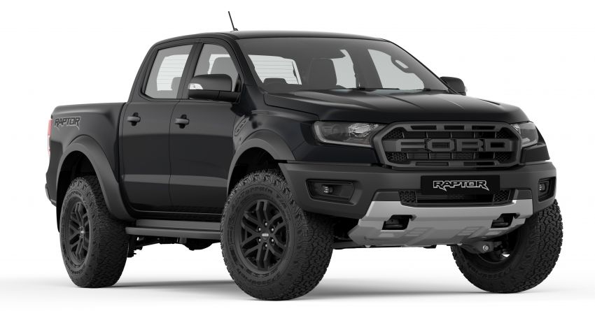 2019 Ford Ranger Raptor now available in Absolute Black, Arctic White – new colours at no extra cost 940637