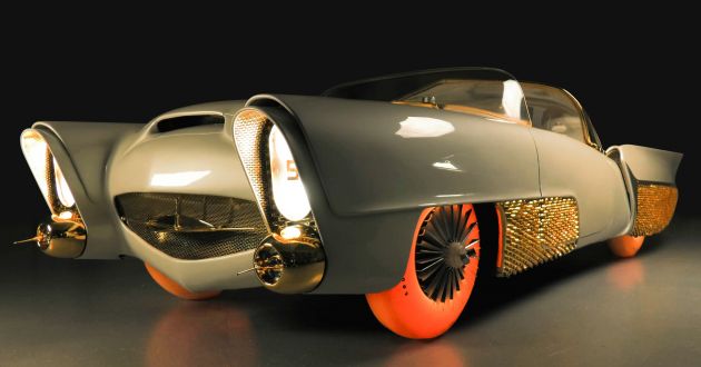 Goodyear bawa kereta autonomous tahun 50-an yang telah dipulihkan semula ke Geneva – tayar berlampu
