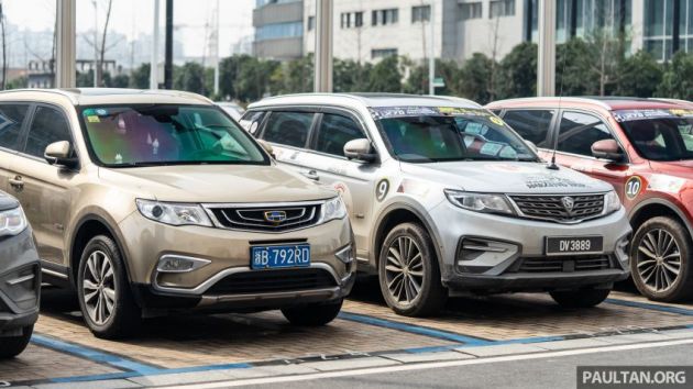 Konvoi Proton X70 dari KL ke Hangzhou selamat tiba