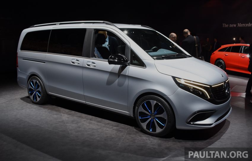 Mercedes-Benz Concept EQV unveiled in Geneva – full-electric MPV with a 400 km operating range 929855