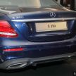 Mercedes-Benz E350 W213 2019 dilancarkan di M’sia – hibrid ringkas 48-volt, 299 hp/400Nm, RM399,888