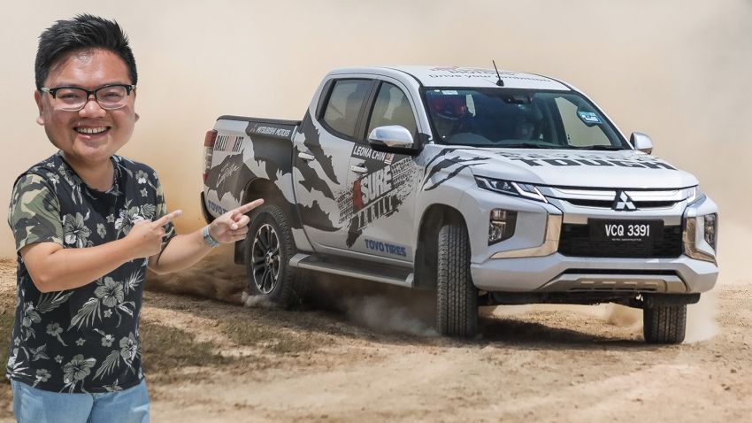 VIDEO: Mitsubishi 4Sure Thrill event – experiencing dirt drifting with Dakar Rally champ in the new Triton! 932043