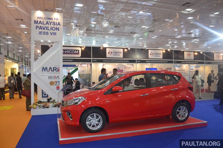 Perodua Bezza, Myvi on display at 2019 IESS in India 934773