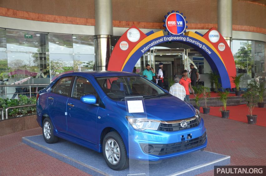 Perodua Bezza, Myvi on display at 2019 IESS in India 934778