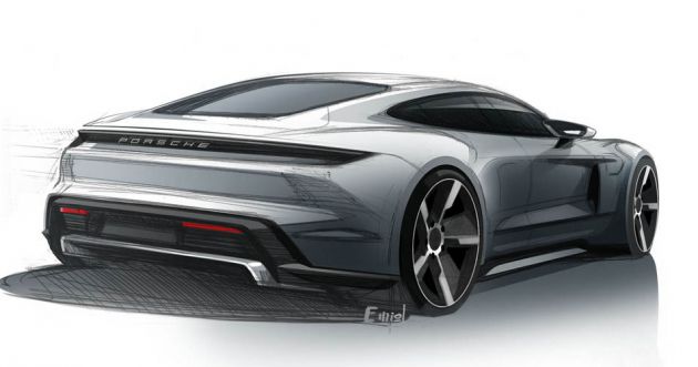 Porsche Taycan sketches revealed – September debut