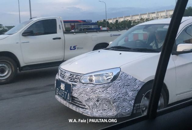 SPYSHOT: Proton Saga facelift – muka terdedah