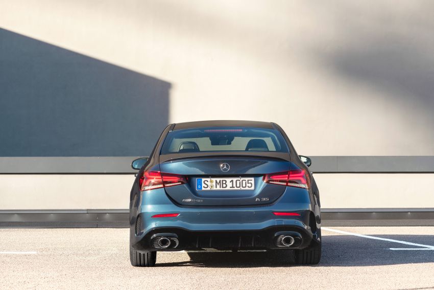 V177 Mercedes-AMG A35 4Matic Sedan revealed with 306 hp and 420 litre boot; 0-100 km/h in 4.8 seconds 939218