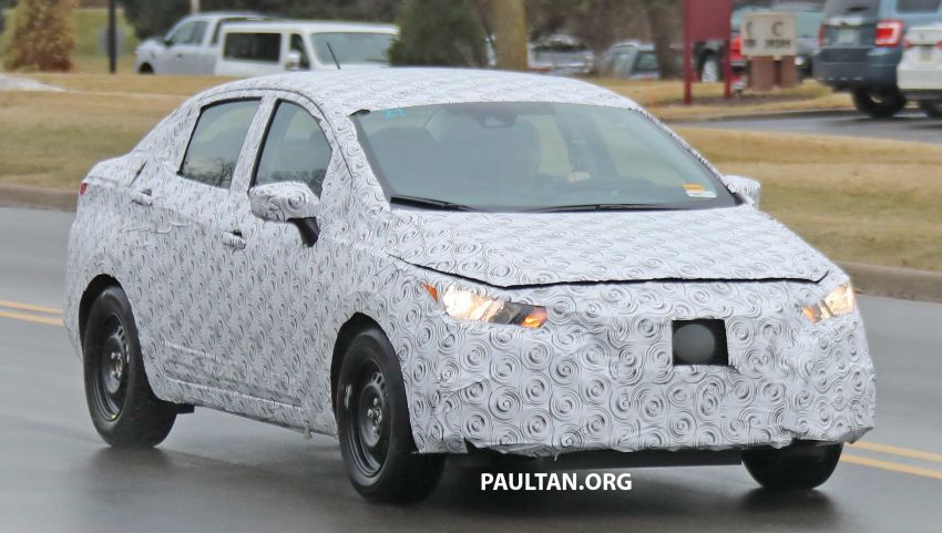 SPYSHOT: Nissan sedang uji Almera generasi baharu? 938218