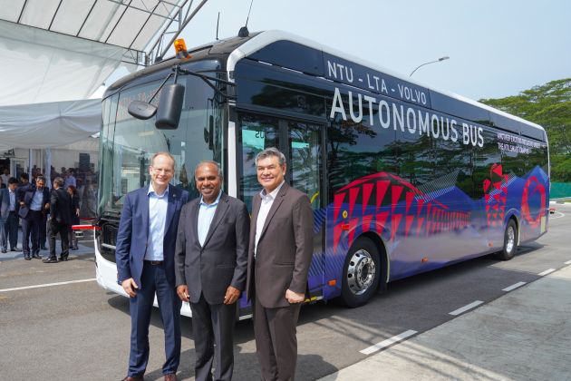 Volvo unveils autonomous bus for testing in Singapore