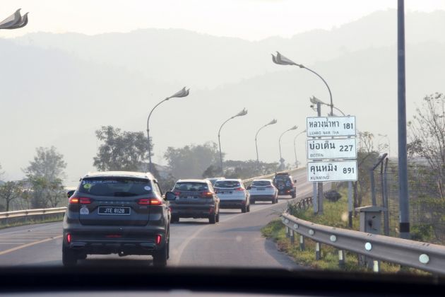 Konvoi Proton X70 selamat pulang dari kembara China
