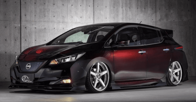 2019 Nissan Leaf gets aggressive look by Kuhl Racing