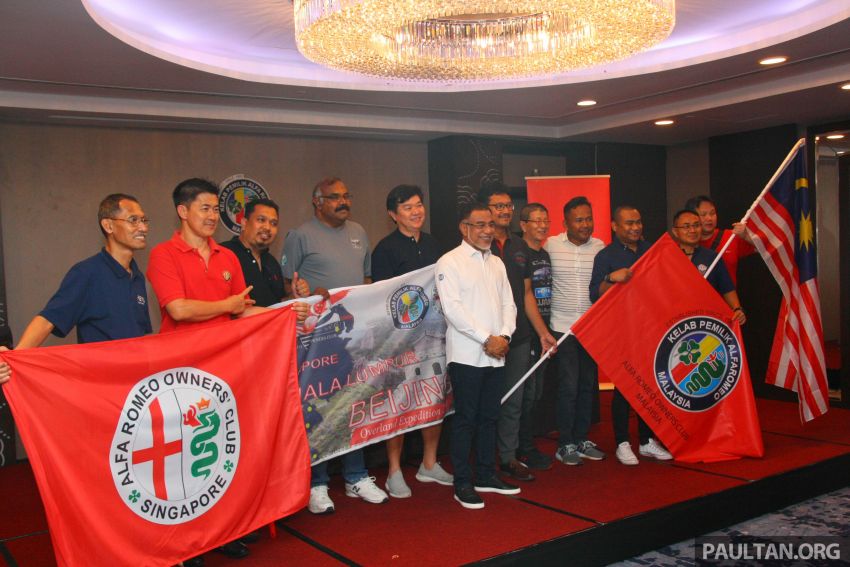 Alfa Romeo Owners Club from Malaysia, Singapore embark on 6,130 km Kuala Lumpur-Beijing journey 942285