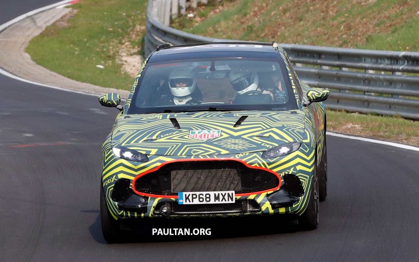 SPYSHOTS: Aston Martin DBX on test – interior seen 946805