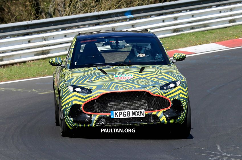 SPYSHOTS: Aston Martin DBX on test – interior seen 952989