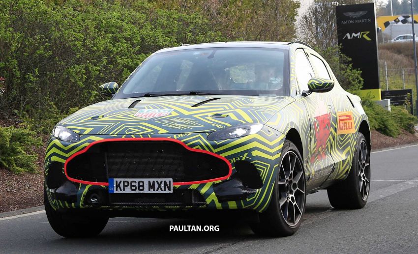 SPYSHOTS: Aston Martin DBX on test – interior seen 952973