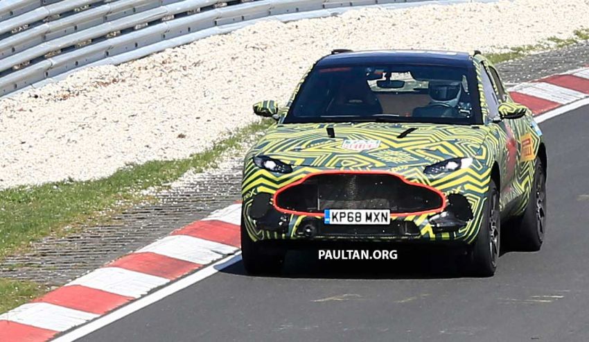 SPYSHOTS: Aston Martin DBX on test – interior seen 952980