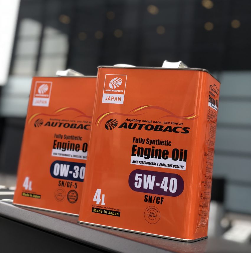 Minyak enjin sintetik penuh Autobacs kini di Malaysia, empat gred, semi-sintetik akan tiba pada Q3 2019 953771