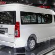 Bangkok 2019: New Toyota Commuter passenger van