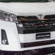 Bangkok 2019: New Toyota Commuter passenger van