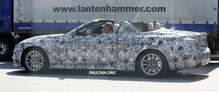 SPIED: BMW 4 Series Convertible – top-down testing 950660