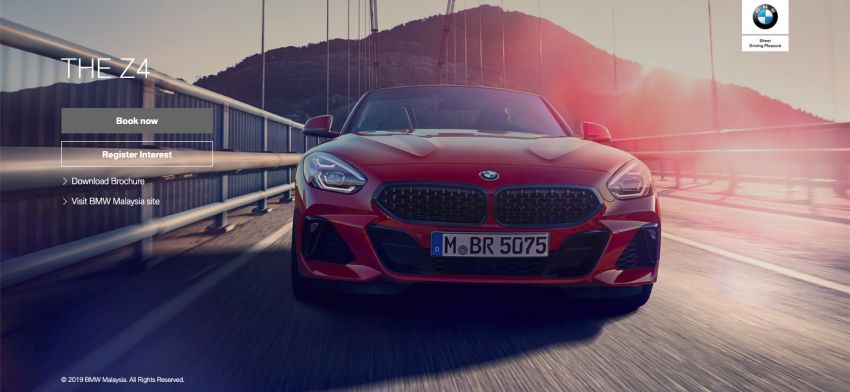 G29 BMW Z4 now available for pre-booking in Malaysia 945160