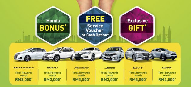 Honda announces “Enjoy the Gifts of Booking Early” campaign for April – enjoy rebates of up to RM3,500