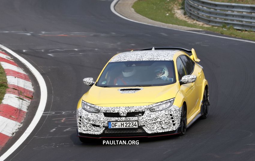 SPYSHOT: Honda Civic Type R <em>facelift</em> diuji di Nürburgring – tampil dengan tiga rupa berbeza 954189