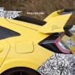 SPYSHOT: Honda Civic Type R facelift diuji di Nürburgring – tampil dengan tiga rupa berbeza