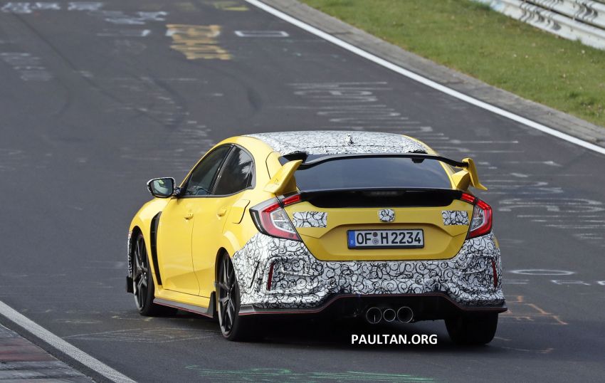 SPYSHOT: Honda Civic Type R <em>facelift</em> diuji di Nürburgring – tampil dengan tiga rupa berbeza 954201