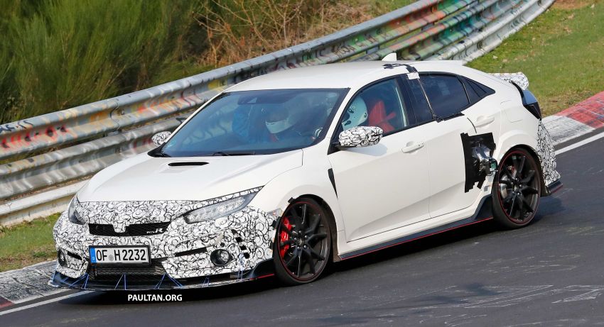 SPYSHOTS: FK8 Honda Civic Type R facelift on test 953955