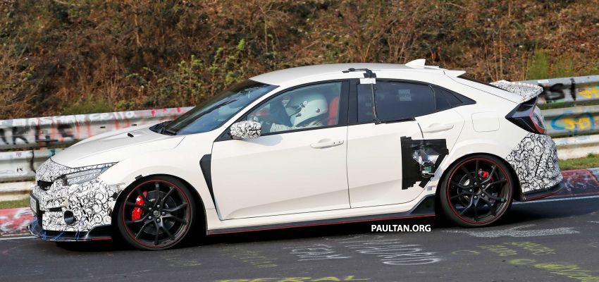 SPYSHOTS: FK8 Honda Civic Type R facelift on test 953957