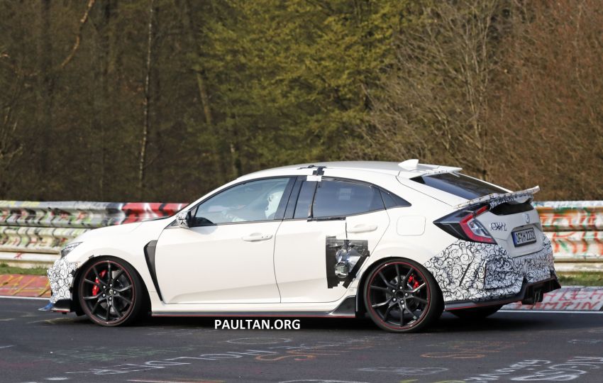 SPYSHOT: Honda Civic Type R <em>facelift</em> diuji di Nürburgring – tampil dengan tiga rupa berbeza 954206
