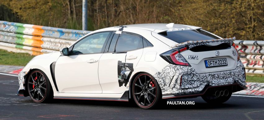 SPYSHOTS: FK8 Honda Civic Type R facelift on test 953959