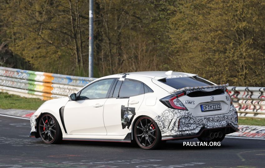 SPYSHOT: Honda Civic Type R <em>facelift</em> diuji di Nürburgring – tampil dengan tiga rupa berbeza 954207