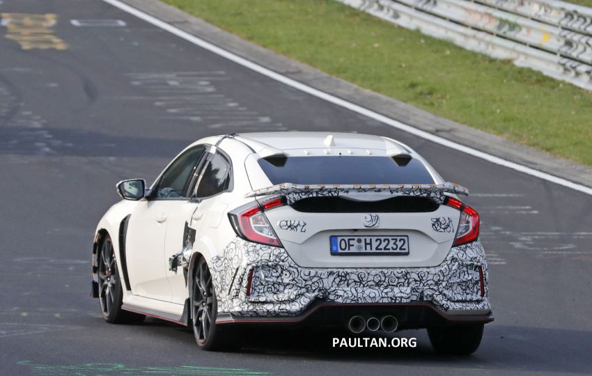 SPYSHOT: Honda Civic Type R <em>facelift</em> diuji di Nürburgring – tampil dengan tiga rupa berbeza 954210