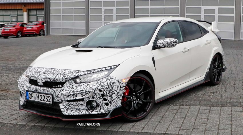 SPYSHOTS: FK8 Honda Civic Type R facelift on test 953934