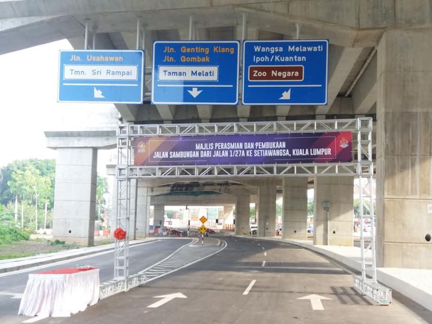 Jalan sambungan dari Jalan 1/27A-Setiawangsa dibuka 948581