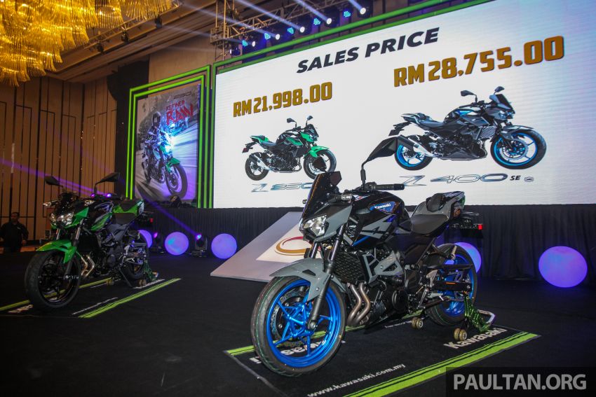 Kawasaki Z250 dan Z400 2019 dilancar untuk M’sia – harga jualan RM22k dan RM29k, dilengkapi brek ABS 952181