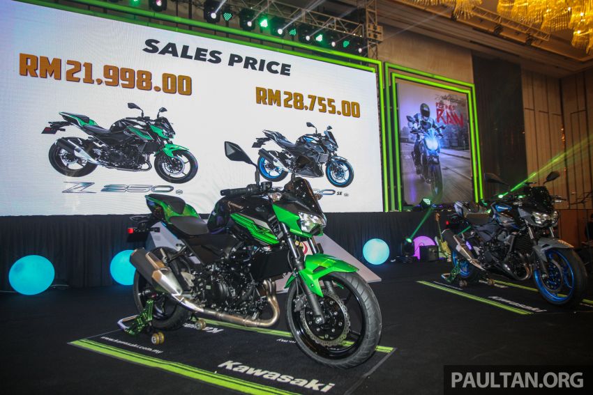 2019 Kawasaki Z400 SE ABS and Z250 ABS launched in Malaysia – RM28,755 and RM21,998, respectively 952192