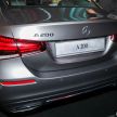 Mercedes-Benz A-Class Sedan V177 dilancarkan di M’sia – A 200 dan A 250, bermula RM230k-RM268k