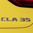 C118 Mercedes-AMG CLA35 4Matic debuts with 302 hp