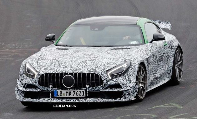 SPIED: Mercedes-AMG GT Black Series on the ‘Ring
