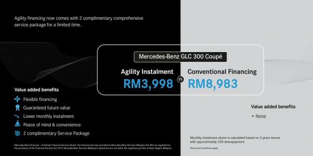 AD: Drive home a Mercedes-Benz GLC300 4Matic Coupe from RM3,998 per month with Agility Financing