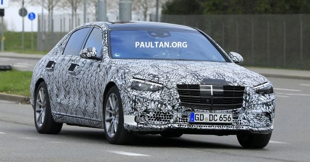 SPIED: W223 Mercedes-Benz S-Class seen in Stuttgart