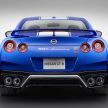 Nissan GT-R 50th Anniversary Edition – warna badan Bayside Blue dari R34, dengan jalur badan Hakosuka