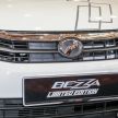 Perodua Bezza Limited Edition launched, RM44,890