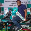 Petronas umum pemenang pertama Y15 edisi khas untuk pertandingan Petronas Sprinta Bonanza 2019