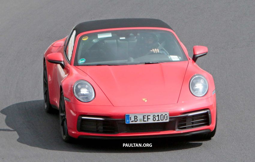 SPIED: 992-gen Porsche 911 Targa on road and ‘Ring 950959