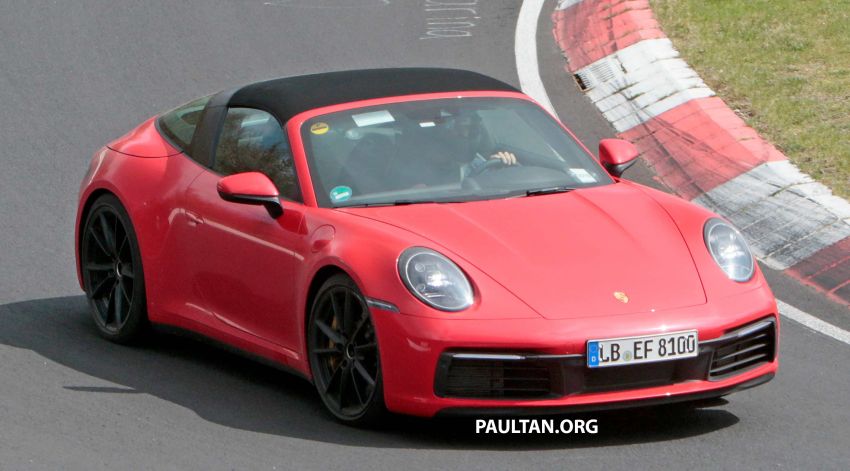 SPIED: 992-gen Porsche 911 Targa on road and ‘Ring 950961
