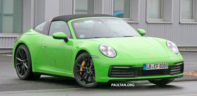 SPIED: 992-gen Porsche 911 Targa on road and ‘Ring